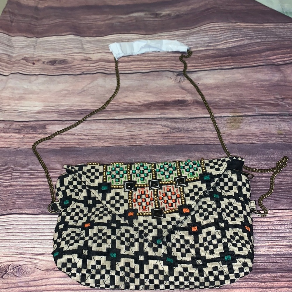 JEAN-LOUIS SCHERRER Crossover/ clutch Aztec design